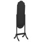 vidaXL Standspiegel Schwarz 45,5x47,5x160 cm Holzwerkstoff vidaXL Standspiegel Schwarz 45,5x47,5x160 cm Holzwerkstoff