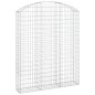 vidaXL Gabione mit Hochbogen 150x30x180/200 cm Verzinktes Eisen vidaXL Gabione mit Hochbogen 150x30x180/200 cm Verzinktes Eisen