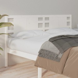 vidaXL Kopfteil Weiß 186x4x100 cm Massivholz Kiefer
