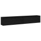 vidaXL Wandschränke 2 Stk. Schwarz 100x30x35 cm Massivholz Kiefer vidaXL Wandschränke 2 Stk. Schwarz 100x30x35 cm Massivholz Kiefer