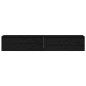 vidaXL Wandschränke 2 Stk. Schwarz 100x30x35 cm Massivholz Kiefer vidaXL Wandschränke 2 Stk. Schwarz 100x30x35 cm Massivholz Kiefer