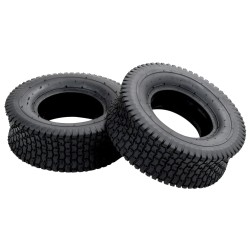 vidaXL Schubkarrenreifen 2 Stk. 13x5.00-6 4PR Gummi  