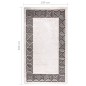 vidaXL Teppich Waschbar 190x300 cm Hellbeige Rutschfest vidaXL Teppich Waschbar 190x300 cm Hellbeige Rutschfest