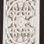 vidaXL Handgeschnitztes Wandpaneel MDF 60x60x1,5 cm Braun und Weiß vidaXL Handgeschnitztes Wandpaneel MDF 60x60x1,5 cm Braun und Weiß