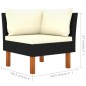 vidaXL 3-tlg. Garten-Lounge-Set Poly Rattan und Eukalyptus Massivholz vidaXL 3-tlg. Garten-Lounge-Set Poly Rattan und Eukalyptus Massivholz