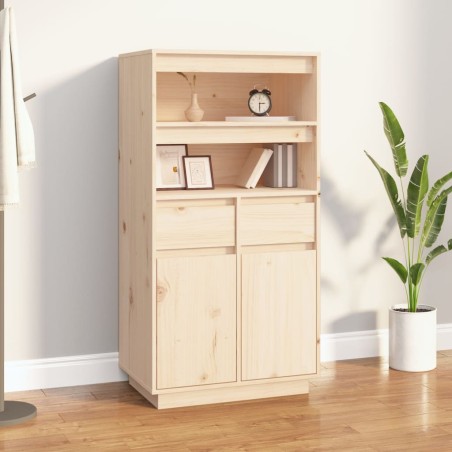 vidaXL Highboard 60x40x116,5 cm Massivholz Kiefer