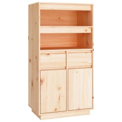 vidaXL Highboard 60x40x116,5 cm Massivholz Kiefer