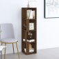vidaXL Eckregal Braun Eichen-Optik 33x33x132 cm Holzwerkstoff vidaXL Eckregal Braun Eichen-Optik 33x33x132 cm Holzwerkstoff