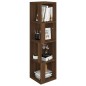 vidaXL Eckregal Braun Eichen-Optik 33x33x132 cm Holzwerkstoff vidaXL Eckregal Braun Eichen-Optik 33x33x132 cm Holzwerkstoff