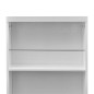 vidaXL Bartisch mit Ablage MDF Hochglanz Weiß vidaXL Bartisch mit Ablage MDF Hochglanz Weiß