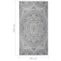 vidaXL Outdoor-Teppich Flachgewebe 80x150 cm Blaues Muster vidaXL Outdoor-Teppich Flachgewebe 80x150 cm Blaues Muster