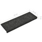 vidaXL Treppenmatten 5 Stk. Grau 65x21x4 cm Nadelvlies vidaXL Treppenmatten 5 Stk. Grau 65x21x4 cm Nadelvlies