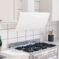 vidaXL Dunstabzugshaube 90 cm Stahl und Hartglas Weiß vidaXL Dunstabzugshaube 90 cm Stahl und Hartglas Weiß