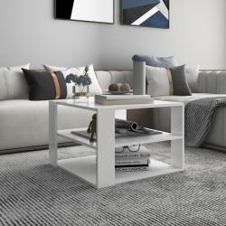 vidaXL Couchtisch Weiß 60x60x40 cm Holzwerkstoff