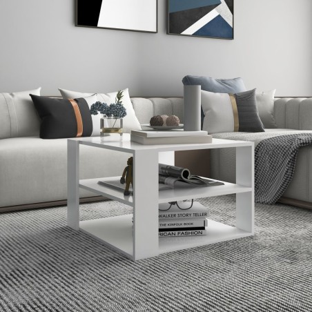 vidaXL Couchtisch Weiß 60x60x40 cm Holzwerkstoff