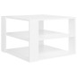 vidaXL Couchtisch Weiß 60x60x40 cm Holzwerkstoff vidaXL Couchtisch Weiß 60x60x40 cm Holzwerkstoff