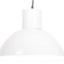 vidaXL Hängelampe 25 W Weiß Rund 48 cm E27