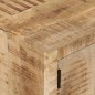 vidaXL TV-Schrank mit Rädern 110x30x37 cm Massivholz Mango vidaXL TV-Schrank mit Rädern 110x30x37 cm Massivholz Mango