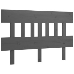 vidaXL Kopfteil Grau 183,5x3x81 cm Massivholz Kiefer