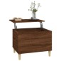 vidaXL Couchtisch Braun Eichen-Optik 60x44,5x45 cm Holzwerkstoff vidaXL Couchtisch Braun Eichen-Optik 60x44,5x45 cm Holzwerkstoff