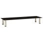 vidaXL TV-Tisch Schwarz 120x35x17 cm Hartglas vidaXL TV-Tisch Schwarz 120x35x17 cm Hartglas