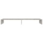 vidaXL Monitorständer Betongrau 110x23,5x9 cm Holzwerkstoff vidaXL Monitorständer Betongrau 110x23,5x9 cm Holzwerkstoff