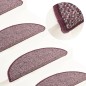 vidaXL Treppenmatten 15 Stk. Lila 56x17x3 cm vidaXL Treppenmatten 15 Stk. Lila 56x17x3 cm