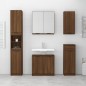 vidaXL Wand-Badschrank Braun Eichen-Optik 32x20x67 cm vidaXL Wand-Badschrank Braun Eichen-Optik 32x20x67 cm