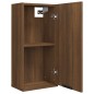 vidaXL Wand-Badschrank Braun Eichen-Optik 32x20x67 cm vidaXL Wand-Badschrank Braun Eichen-Optik 32x20x67 cm