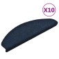 vidaXL Selbstklebende Treppenmatten 10 Stk. Marineblau 65x21x4cm vidaXL Selbstklebende Treppenmatten 10 Stk. Marineblau 65x21x4cm
