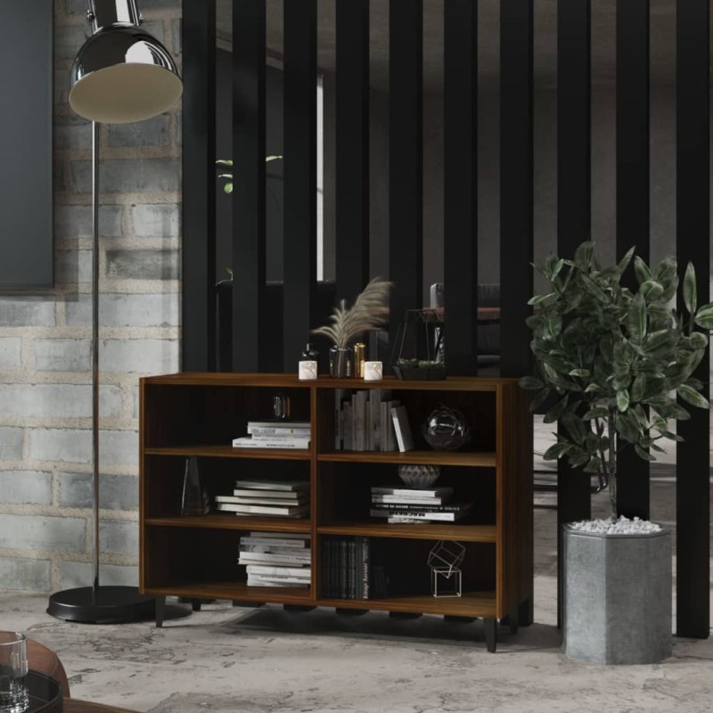 vidaXL Sideboard Braun Eichen-Optik 103,5x35x70 cm Holzwerkstoff vidaXL Sideboard Braun Eichen-Optik 103,5x35x70 cm Holzwerkstoff