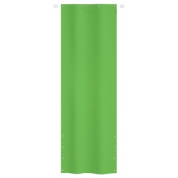 vidaXL Balkon-Sichtschutz Hellgrün 80x240 cm Oxford-Gewebe