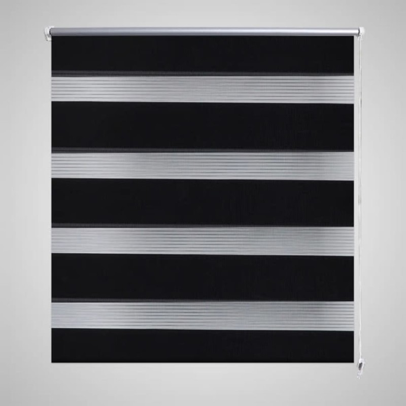 Doppelrollo 40 x 100 cm schwarz Doppelrollo 40 x 100 cm schwarz