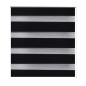 Doppelrollo 40 x 100 cm schwarz Doppelrollo 40 x 100 cm schwarz