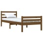 vidaXL Massivholzbett Honigbraun 75x190 cm vidaXL Massivholzbett Honigbraun 75x190 cm