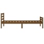 vidaXL Massivholzbett Honigbraun 75x190 cm vidaXL Massivholzbett Honigbraun 75x190 cm