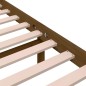 vidaXL Massivholzbett Honigbraun 75x190 cm vidaXL Massivholzbett Honigbraun 75x190 cm
