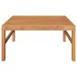 2-tlg. Garten-Lounge-Set mit Creme Kissen Teakholz 2-tlg. Garten-Lounge-Set mit Creme Kissen Teakholz