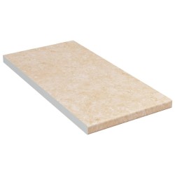 vidaXL Küchenarbeitsplatte Beige mit Marmor-Struktur 30x60x2,8 cm
