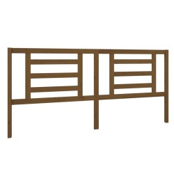 vidaXL Kopfteil Honigbraun 206x4x100 cm Massivholz Kiefer