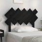 vidaXL Kopfteil Schwarz 104x3x80,5 cm Massivholz Kiefer