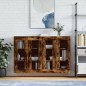 vidaXL Wandschränke 2 Stk. Räuchereiche Holzwerkstoff vidaXL Wandschränke 2 Stk. Räuchereiche Holzwerkstoff