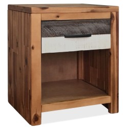 vidaXL Nachttisch Massivholz Akazie 40x30x48 cm