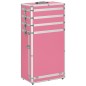 vidaXL Kosmetikkoffer Aluminium Rosa vidaXL Kosmetikkoffer Aluminium Rosa