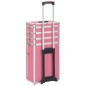 vidaXL Kosmetikkoffer Aluminium Rosa vidaXL Kosmetikkoffer Aluminium Rosa