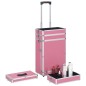vidaXL Kosmetikkoffer Aluminium Rosa vidaXL Kosmetikkoffer Aluminium Rosa