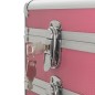 vidaXL Kosmetikkoffer Aluminium Rosa vidaXL Kosmetikkoffer Aluminium Rosa