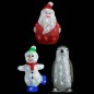 vidaXL 3-tlg. LED Weihnachtsfiguren-Set Acryl für drinnen und draußen vidaXL 3-tlg. LED Weihnachtsfiguren-Set Acryl für drinnen und draußen