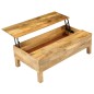 vidaXL Couchtisch Mangoholz Massiv 110 x 55 x 35 cm vidaXL Couchtisch Mangoholz Massiv 110 x 55 x 35 cm