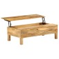 vidaXL Couchtisch Mangoholz Massiv 110 x 55 x 35 cm vidaXL Couchtisch Mangoholz Massiv 110 x 55 x 35 cm